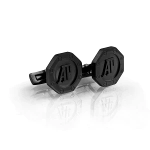 A-P Cufflinks For Men, Black, CB-18