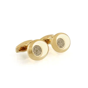 A-P Cufflinks For Men, Golden, C-35