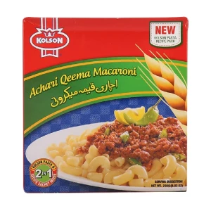 Achari Qeema Macaroni