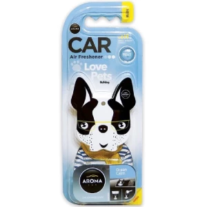 Aroma Car Love Pets Bulldog (Ocean Calm) - Car Air Freshener