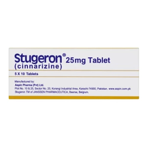 Aspin Pharma Stugeron Tablet, 25mg, 1-Strip