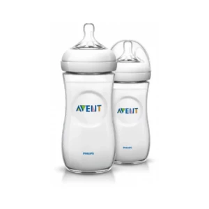 Avent Natural Feeding Botle Pp 330Ml Pk2 6M+ Pack