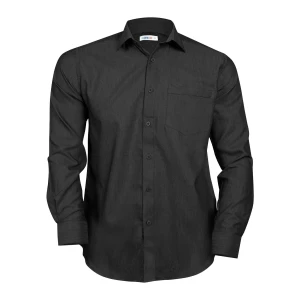 Basix Men's Textured Fabric Ash Black, MFS-101