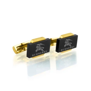 BB Cufflinks For Men, Golden, CB-1