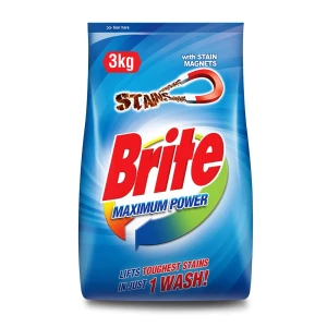 Brite Maximum Power Detergent Washing Powder 2kg