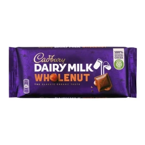 Cadbury Dairy Milk Whole Nut 120g