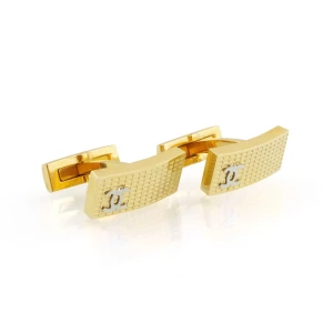 CHN Cufflinks For Men, Golden, CB-14