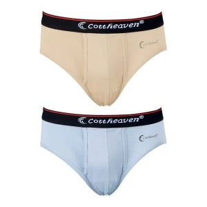 Cottheaven Men's Brief, Pack Of 2, Large, Multi Color, 0111