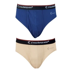 Cottheaven Men's Brief, Pack Of 2, XL, Multi Color, 0111