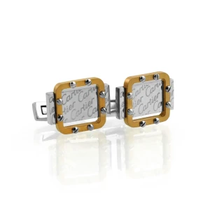 CRT Cufflinks For Men, Rose Gold, CB-09