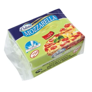 Delizia Mozzarella Cheese, Natural, 400g