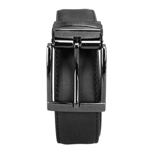 Feeling Men's Leather Belt, Black/Brown, 118/163