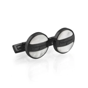 FGO Cufflinks For Men, Black, CB-2