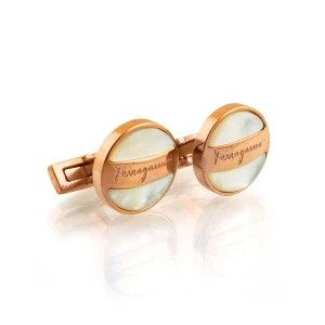 FGO Cufflinks For Men, Rose Gold, CB-2