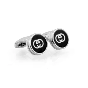 GCC Cufflinks For Men, Silver, C-37