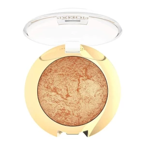 Golden Rose Diamond Breeze Shimmering Baked Eye Shadow, 02, Dazzling Bronze