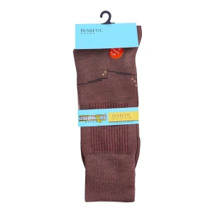 Goldtoe Diabetic Mercerized Socks, 1 Pair, Light Brown