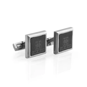 GVN Cufflinks For Men, Silver, CB-3