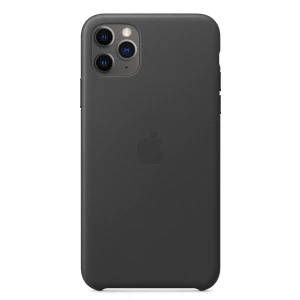 iPhone 11 Pro Max Leather Case Black