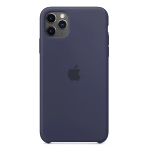 iPhone 11 Pro Max Silicone Case Midnight Blue