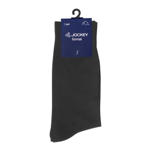 Jockey Men's Socks Formal, Plain Grey, MC7AJ017