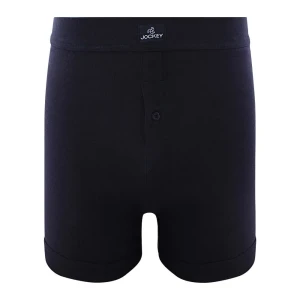 Jockey Seamless Knit Boxer, Black - FJ1105