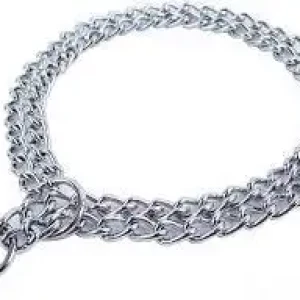Karlie Flamingo Collar Double Choke Chain (45cmx1.5mm)
