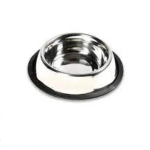 Karlie Flamingo Dog Bowl Inox Rubber Edge 470 ml (13-17 cm)