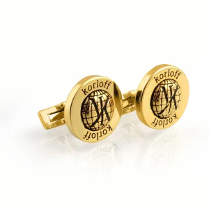 KLF Cufflinks For Men, Golden, C-48