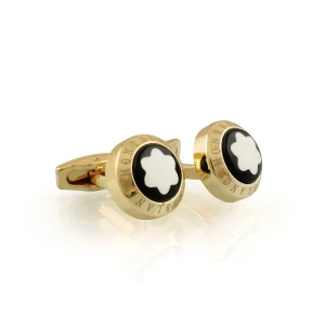M-B Cufflinks For Men, Golden, C-36