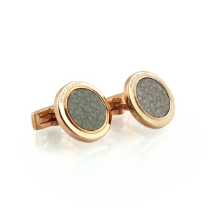 M-B Cufflinks For Men, Rose Gold, C-08