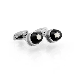 M-B Cufflinks For Men, Silver, C-38