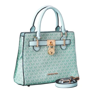 M-K Designed Hand Bag With Shoulder Strap, Blue, 92302