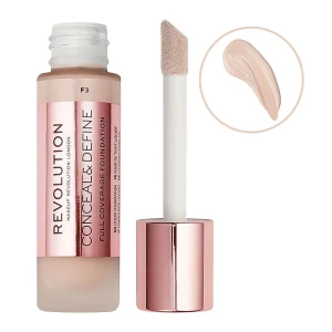 Makeup Revolution Conceal & Define Full Coverage Foundation, F3