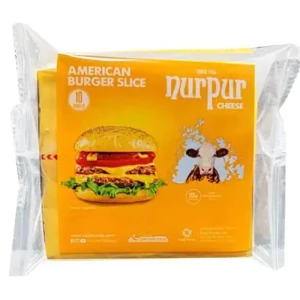 Nurpur American Burger Cheese Slice, 10-Pack