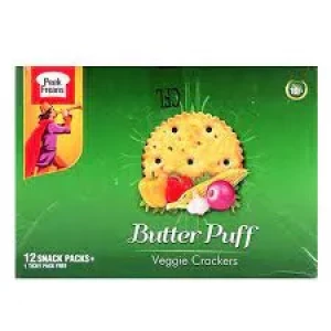 Peek Freans Butter Puff Veggie Snack Pack 12's