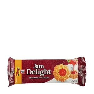Peek Freans Jam Delight Strawberry Jam Cookies Half Roll