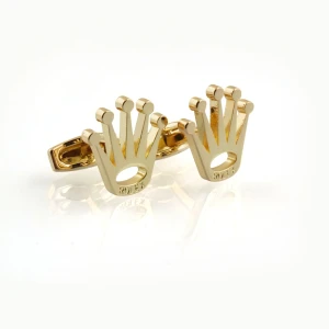 RLX Cufflinks For Men, Golden, C-03