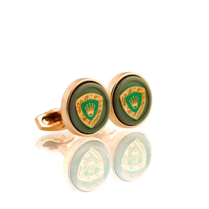 RLX Cufflinks For Men, Rose Gold, C-29