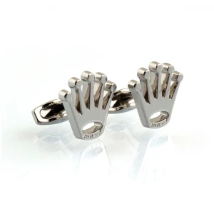 RLX Cufflinks For Men, Silver, C-03