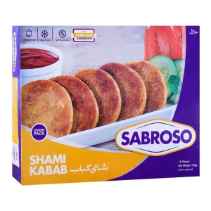 Sabroso Chicken Shami Kabab, 15 Pieces, 600g