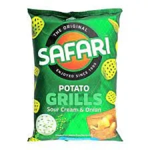 Safari Potato Grills Sour Cream & Onion Chips 60gm