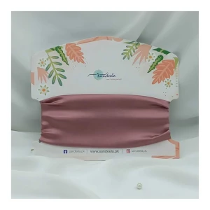 Sandeela Basic Silk/Chiffon Headband, Lilac, M12-02-1003