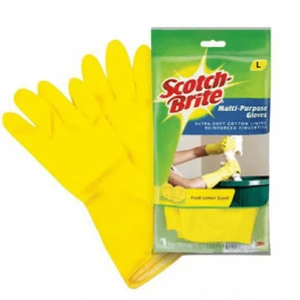 Scotch Brite Gloves Yel 1 Large