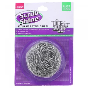 Scrub Shine Stainless Steel Scourer 1's