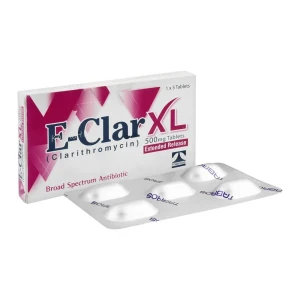 Tabros Pharma E-Clar XL Tablet, 500mg, 5-Pack