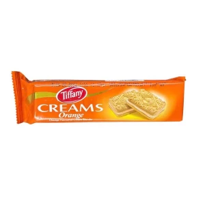 Tiffany Cream Sandwich Orange Biscuit 84g