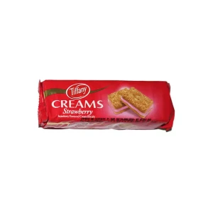 Tiffany Cream Sandwich Strawberry Biscuit 84g