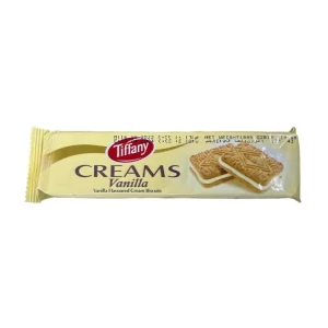 Tiffany Cream Sandwich Vanilla Biscuit 84g