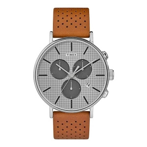 Timex Men's Fairfield Chronograph Supernova Leather Strap Watch, TW2R79900